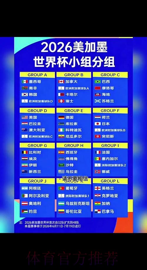 2026世界杯小组赛赛程实时更新比赛时间表查询入口